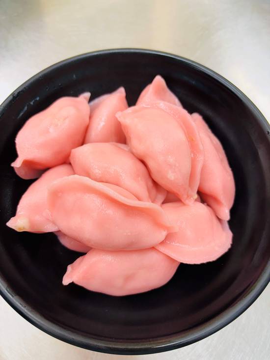 Boiled Chicken and Shrimp Dumplings (12) 鸡虾水饺
